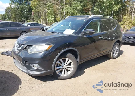 2014 Nissan Rogue Sv из США, поврежденный, VIN 5N1AT2MV9EC820835